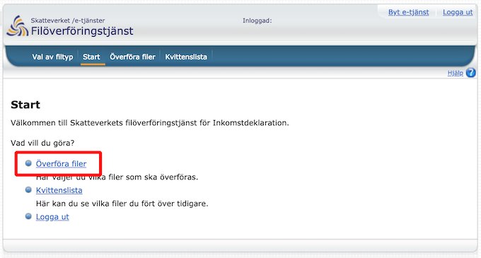 Överföra filer