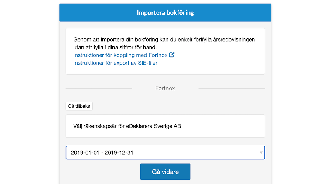 Välj räkenskapsår